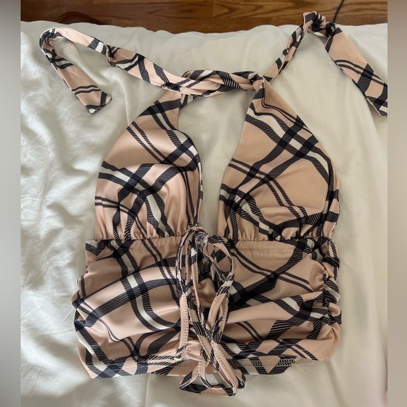 Summer set crop top with wide leg pant - Picture 4 of 4